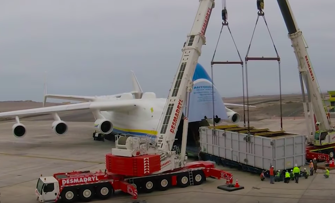 Agencia Sesnich lideró con éxito operación multimodal en avión de carga más grande del mundo: el Antonov AN 225