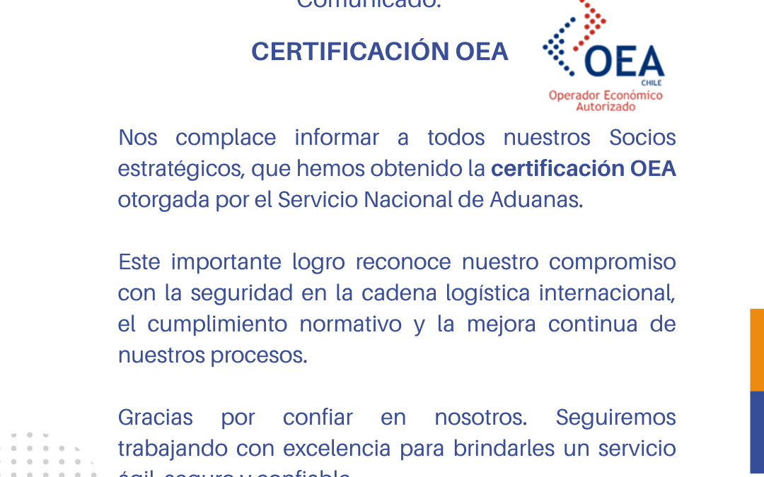 CERTIFICACIÓN OEA